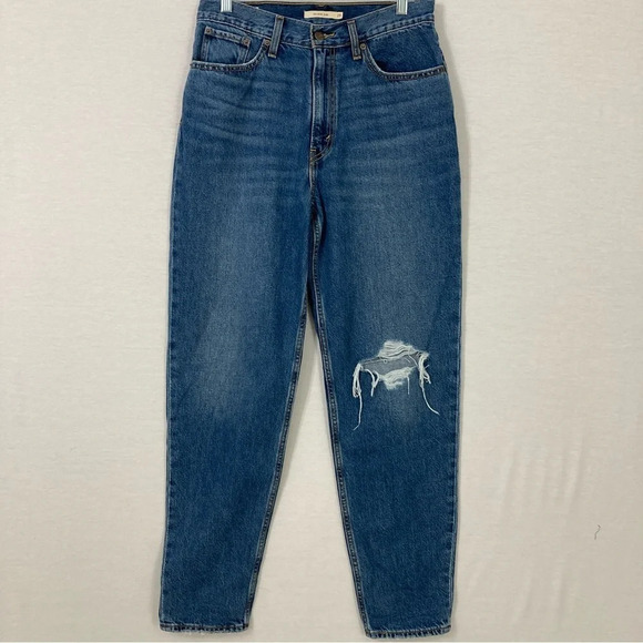 Levi's Premium 80s Mom Jean  Distressed Jeans size 29 - Picture 1 of 10